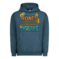Pigment Midnight Navy don't worry honey 'round here we Urban Hoodie - MaliasSmallBusiness