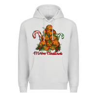 Dove Grey Merry Christmas Basketball Premium Hoodie - RanaPortraitStore