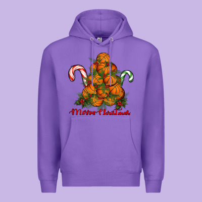 Premium Hoodie Merry Christmas Basketball