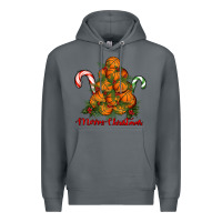 Rock Merry Christmas Basketball Premium Hoodie - RanaPortraitStore