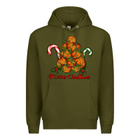 Merry Christmas Basketball Premium Hoodie | Teevron