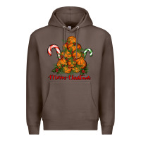 Coffee Merry Christmas Basketball Premium Hoodie - RanaPortraitStore
