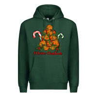 Sports Green Merry Christmas Basketball Premium Hoodie - RanaPortraitStore
