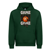 Forest Green game day basketball bal Urban Hoodie - MaliasSmallBusiness