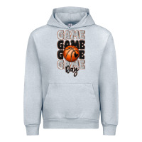 Heather Grey game day basketball bal Urban Hoodie - MaliasSmallBusiness