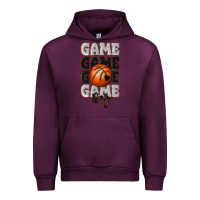 Mauve Wine game day basketball bal Urban Hoodie - MaliasSmallBusiness