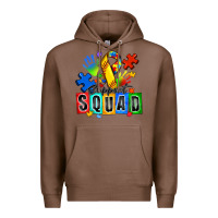 Chestnut softball support squad autism Premium Hoodie - Zillion Design Studio
