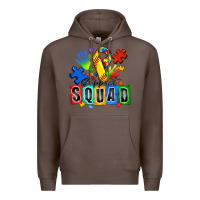 Coffee softball support squad autism Premium Hoodie - Zillion Design Studio