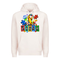 Pale Pink softball support squad autism Premium Hoodie - Zillion Design Studio