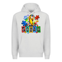 Dove Grey softball support squad autism Premium Hoodie - Zillion Design Studio