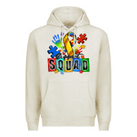 Oatmeal Heather softball support squad autism Premium Hoodie - Zillion Design Studio