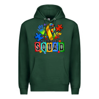 Sports Green softball support squad autism Premium Hoodie - Zillion Design Studio