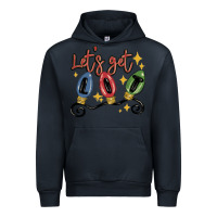 Navy let's get lit Urban Hoodie - MaliasSmallBusiness
