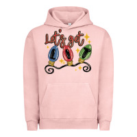 Pigment Salmon let's get lit Urban Hoodie - MaliasSmallBusiness
