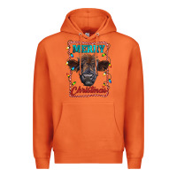 Carrot Merry Christmas Calf Premium Hoodie - RanaPortraitStore