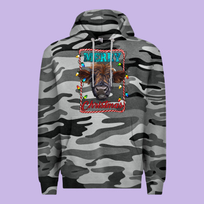 Premium Hoodie Merry Christmas Calf
