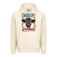 Tofu Merry Christmas Calf Premium Hoodie - RanaPortraitStore
