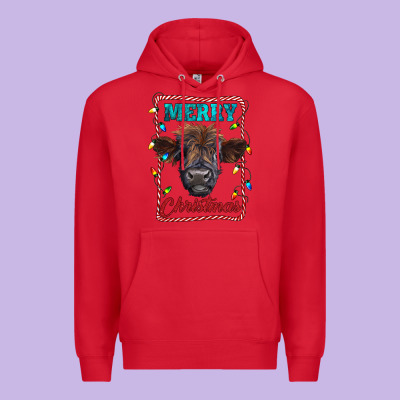 Premium Hoodie Merry Christmas Calf