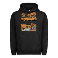 Pigment Black custom name kitchen tools Urban Hoodie - MaliasSmallBusiness