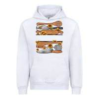 White custom name kitchen tools Urban Hoodie - MaliasSmallBusiness