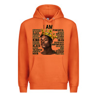 Carrot afro man black king i am Premium Hoodie - texasbilliewilder