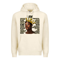 Tofu afro man black king i am Premium Hoodie - texasbilliewilder