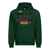 Forest Green on game day we wear maroon and gold Urban Hoodie - MaliasSmallBusiness