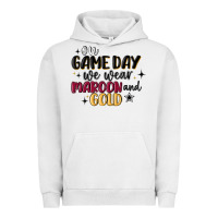 Pigment Lunar Rock on game day we wear maroon and gold Urban Hoodie - MaliasSmallBusiness