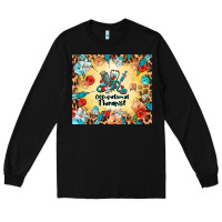 Black occupational therapist Long Sleeve Tee - BarkalooDesign