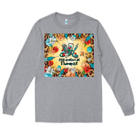 Heather Grey occupational therapist Long Sleeve Tee - BarkalooDesign