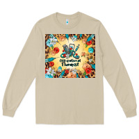Mushroom occupational therapist Long Sleeve Tee - BarkalooDesign