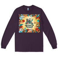 Plum occupational therapist Long Sleeve Tee - BarkalooDesign