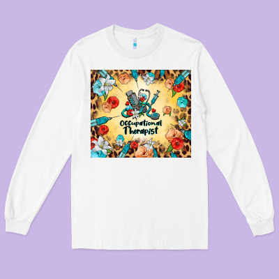 Occupational Therapist Long Sleeve Tee Designed By Barkaloodesign