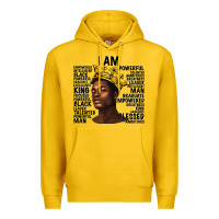 Lemon afro man black king i am Premium Hoodie - texasbilliewilder