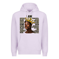 Lilac afro man black king i am Premium Hoodie - texasbilliewilder