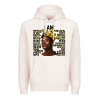 Pale Pink afro man black king i am Premium Hoodie - texasbilliewilder