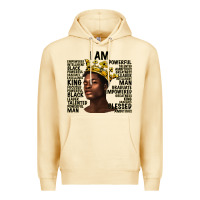 Pina Colada afro man black king i am Premium Hoodie - texasbilliewilder