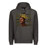 Smoke afro man black king i am Premium Hoodie - texasbilliewilder