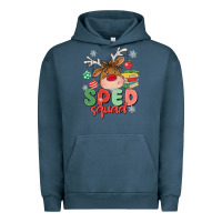 Pigment Midnight Navy sped squad Urban Hoodie - MaliasSmallBusiness