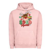 Pigment Salmon sped squad Urban Hoodie - MaliasSmallBusiness