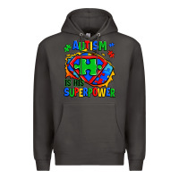 Smoke autism is his superpower ripped Premium Hoodie - Zillion Design Studio