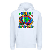 White autism is his superpower ripped Premium Hoodie - Zillion Design Studio