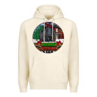 Tofu Black Angus Cattle Merry Christmas Premium Hoodie - RanaPortraitStore