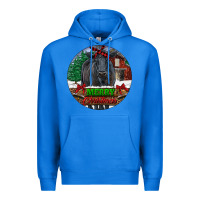 True Royal Black Angus Cattle Merry Christmas Premium Hoodie - RanaPortraitStore