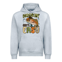 Heather Grey hookin' ain't easy Urban Hoodie - MaliasSmallBusiness