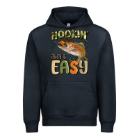 Navy hookin' ain't easy Urban Hoodie - MaliasSmallBusiness