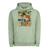 Pigment Oil Green hookin' ain't easy Urban Hoodie - MaliasSmallBusiness