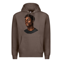 Coffee afro man Premium Hoodie - texasbilliewilder