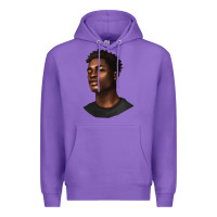 Purple afro man Premium Hoodie - texasbilliewilder