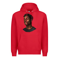 Red afro man Premium Hoodie - texasbilliewilder